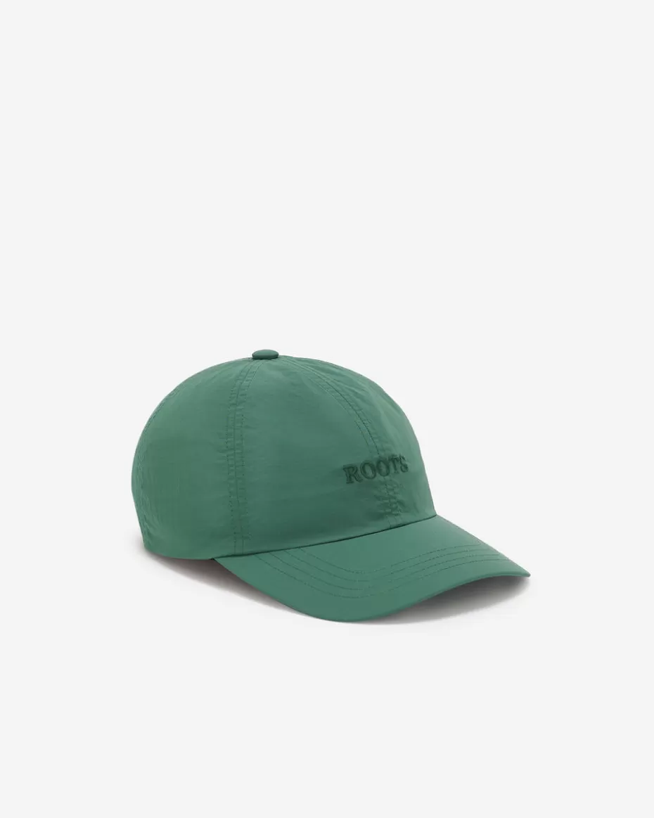 Flash Sale Roots Nylon Baseball Cap FOREST GREEN