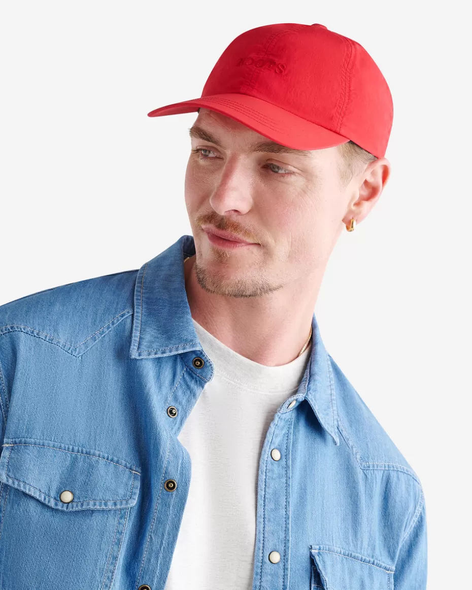 New Roots Nylon Baseball Cap JAM RED