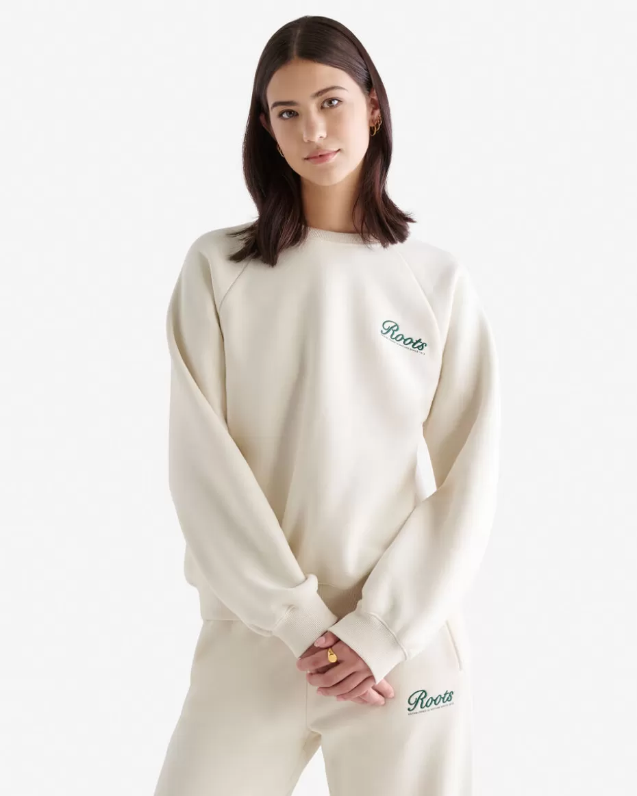 Outlet Roots Signature Crew Sweatshirt