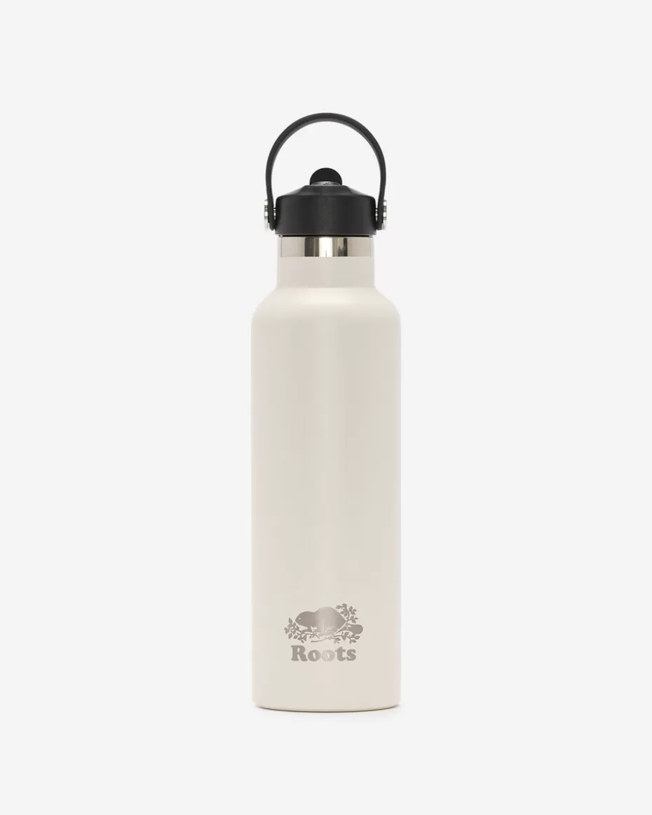 Sale Roots Water Bottle WHITE