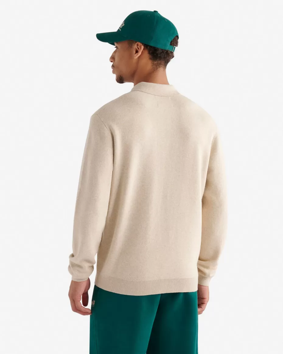 Outlet Roots Severn Long Sleeve Sweater Polo