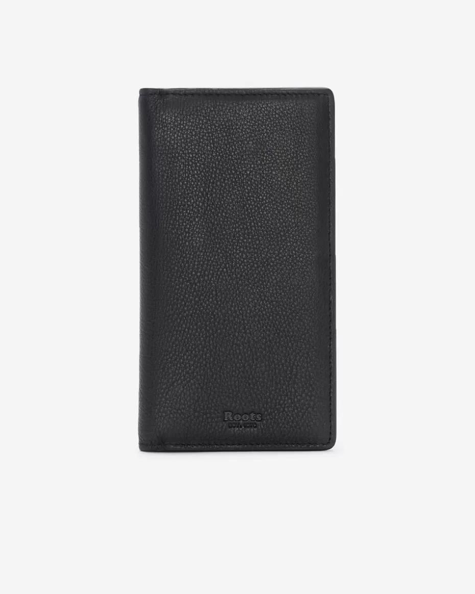 Discount Roots Slim Card Wallet Prince BLACK