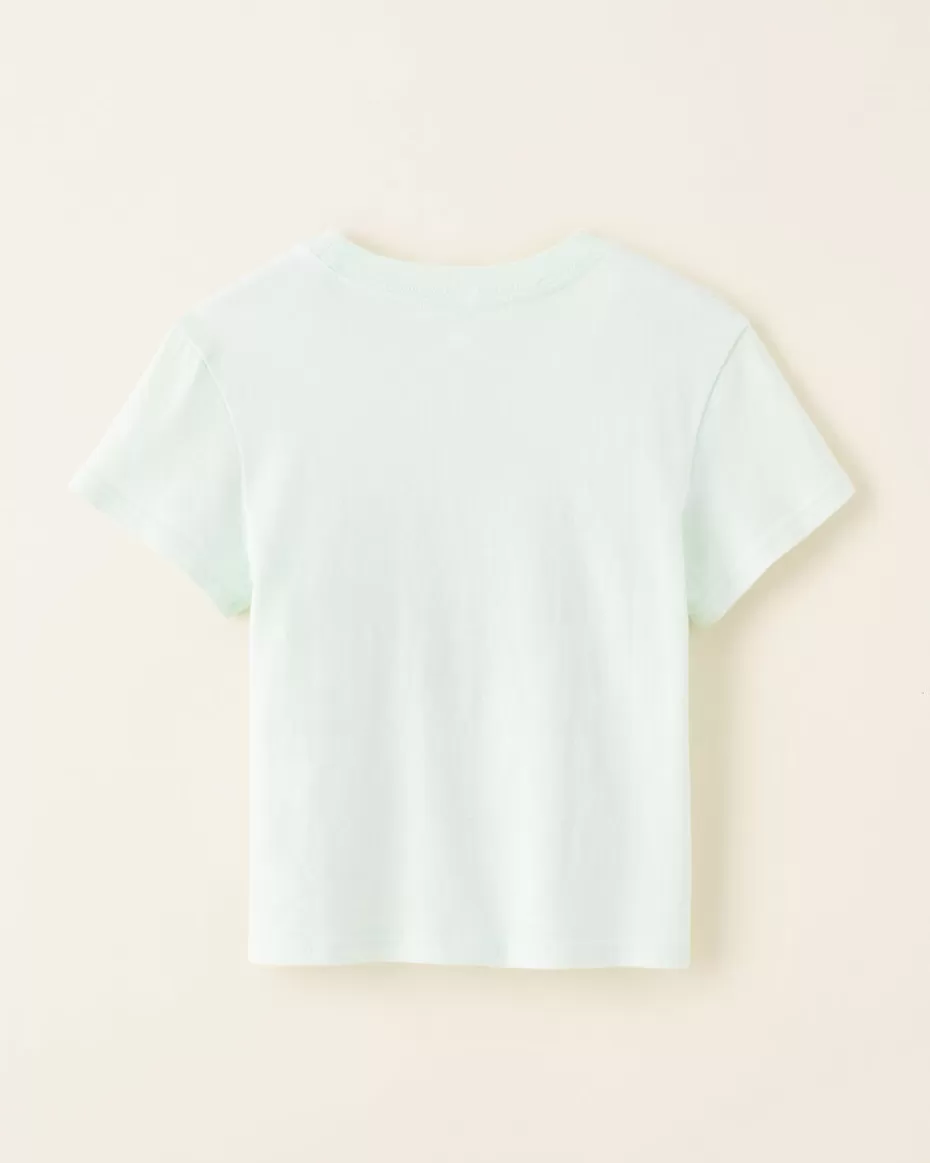 Outlet Roots Toddler Beaver Canoe Relaxed T-Shirt TURQUOISE MIST