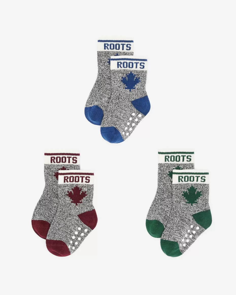 Best Sale Roots Toddler Cabin Maple Sock 3 Pack