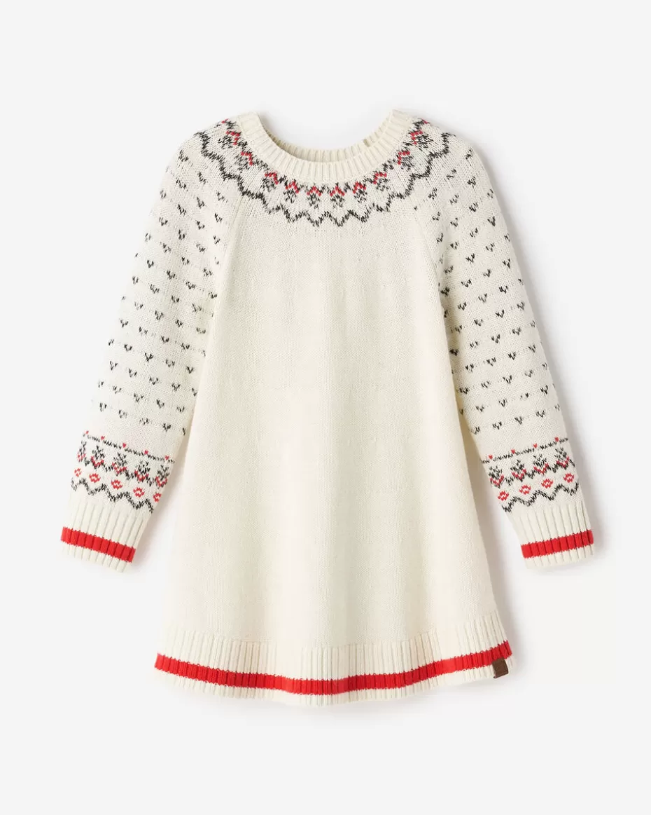 Sale Roots Toddler Girls Cabin Fair Isle Dress