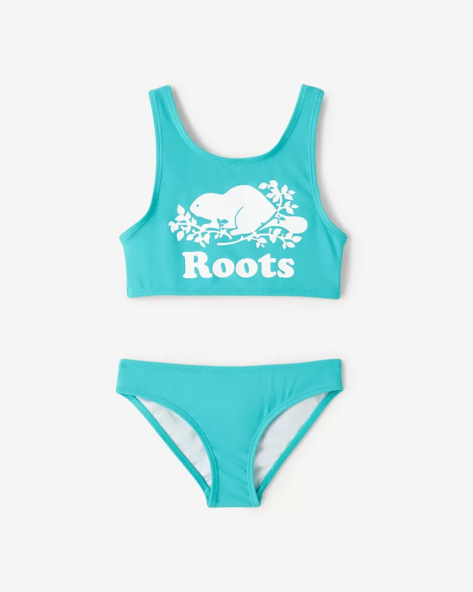 Discount Roots Toddler Girls Cooper Two Piece Swimsuit