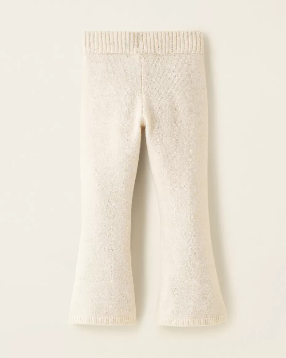 New Roots Toddler Girls Flare Sweater Bottom BIRCH WHITE MIX