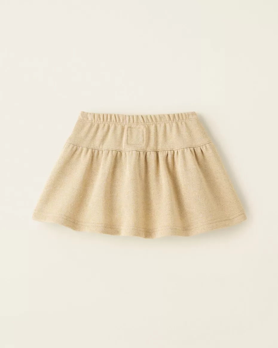 Hot Roots Toddler Girls Gold Sparkle Skirt PALE GOLD