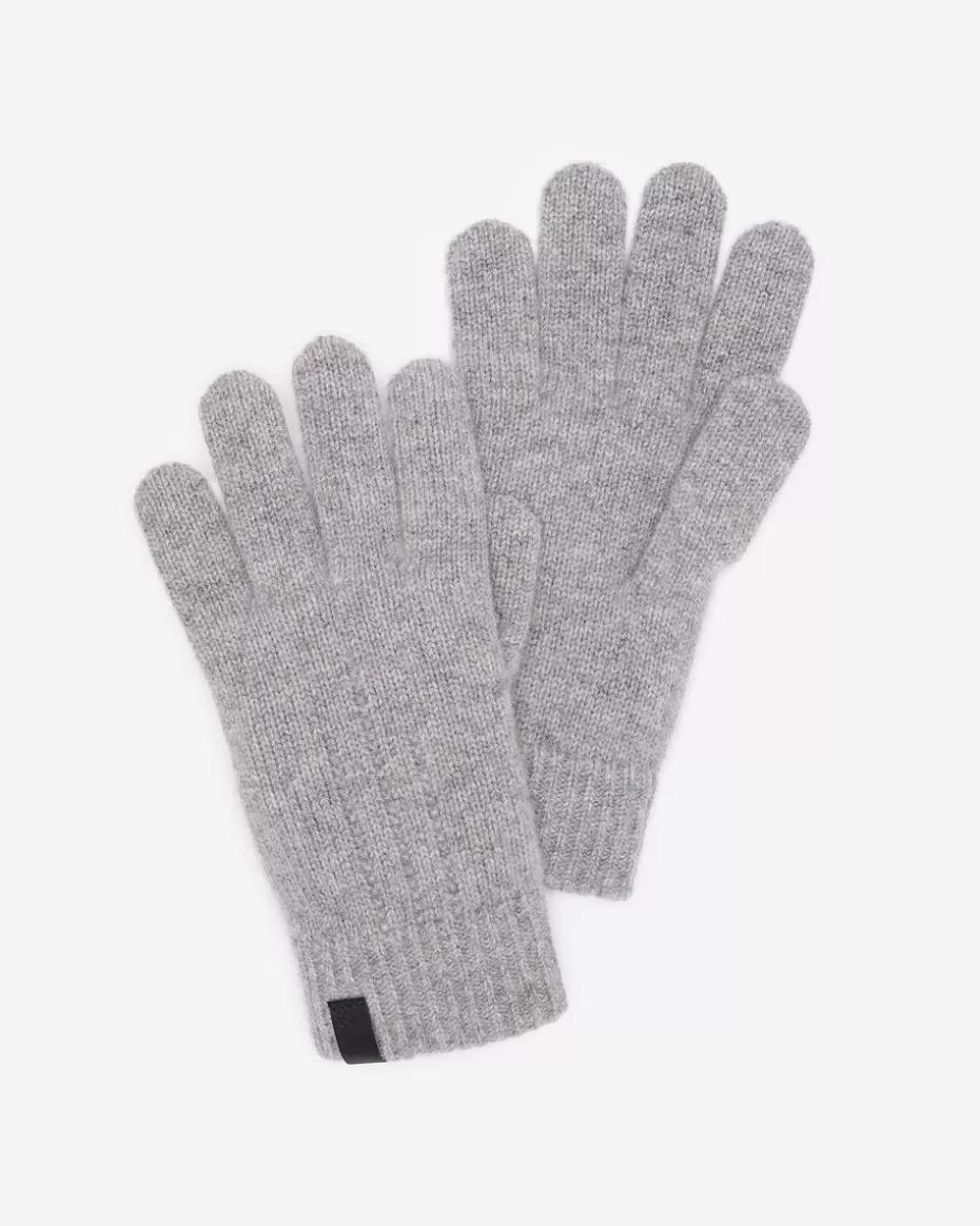 Clearance Roots Womens Merino Wool Knit Glove GREY MIX