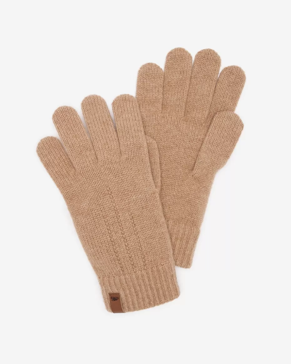 Discount Roots Womens Merino Wool Knit Glove CAMEL MIX