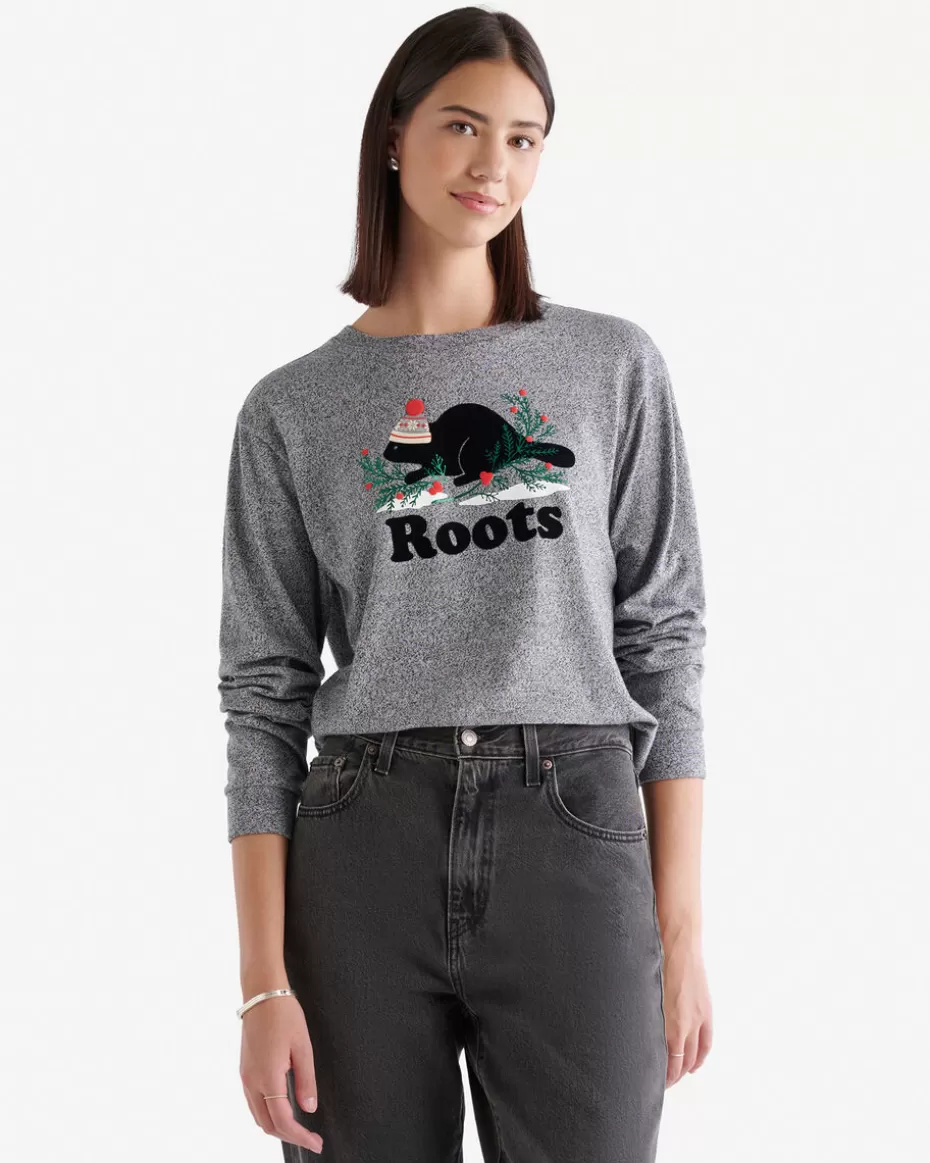 Flash Sale Roots Womens Winter Cooper Long Sleeve T-Shirt